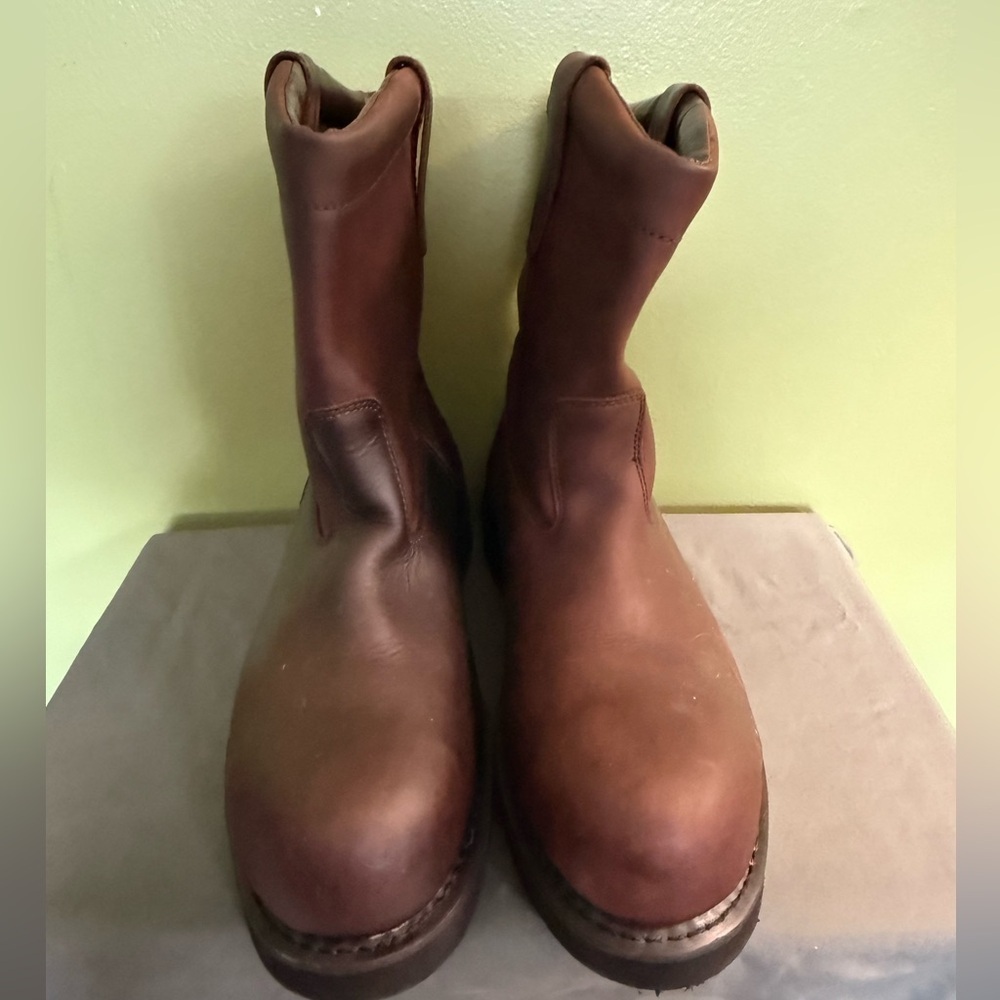 BRAHMA‎ Hutch II Leather Western Work Boots Mens Size 13W 5593743 Steel Toe - Picture 6 of 14